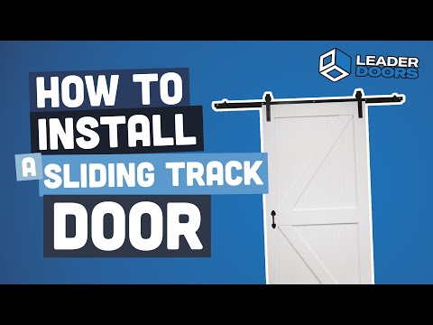 White Primed Internal Cottage 1 Panel Sliding Door - Black Top Mounted (120706)