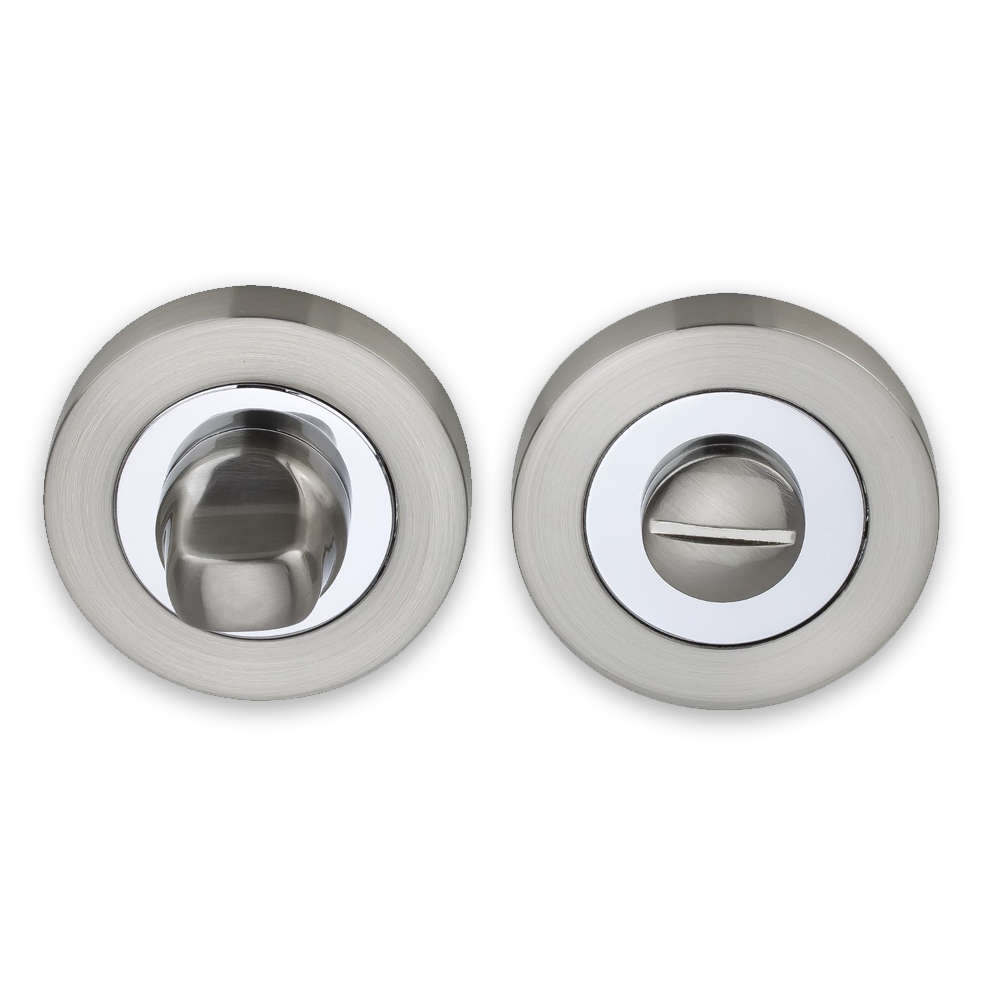 The Developer WC Turn and Release - Polished Chrome/Satin Nickel (46334)
