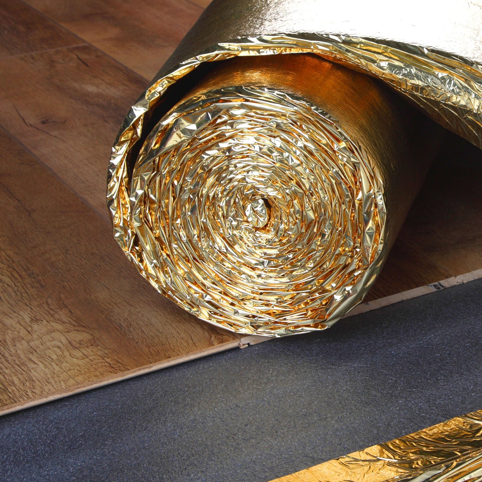 5mm SuperGold Laminate & Real Wood Underlay Sheet (38847)