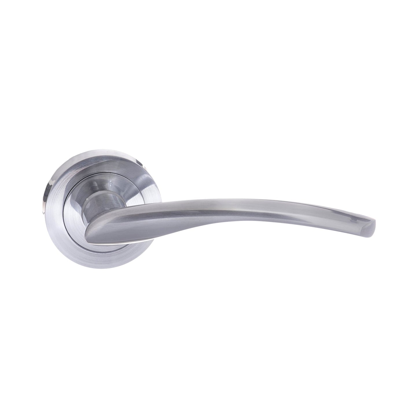 Status Arizona Round Lever Door Handle - Satin Chrome (52189)