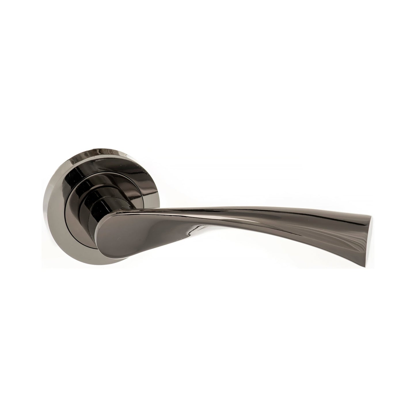 Status Colorado Round Lever Door Handle - Black Nickel (52191)