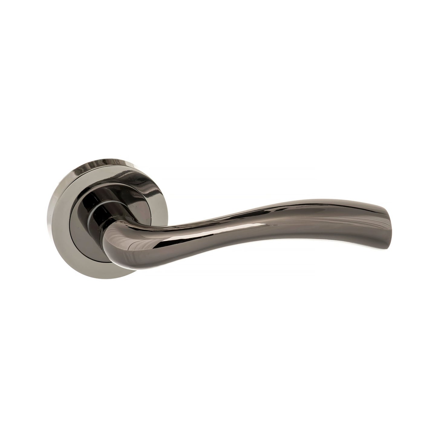 Status Texas Round Lever Door Handle - Black Nickel (52225)
