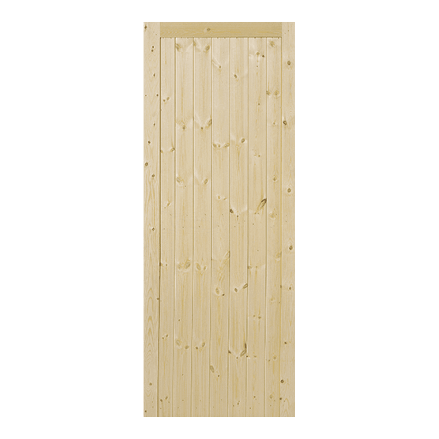 External Solid Pine Unfinished Framed, Ledged & Braced Gate (LOLFLB)