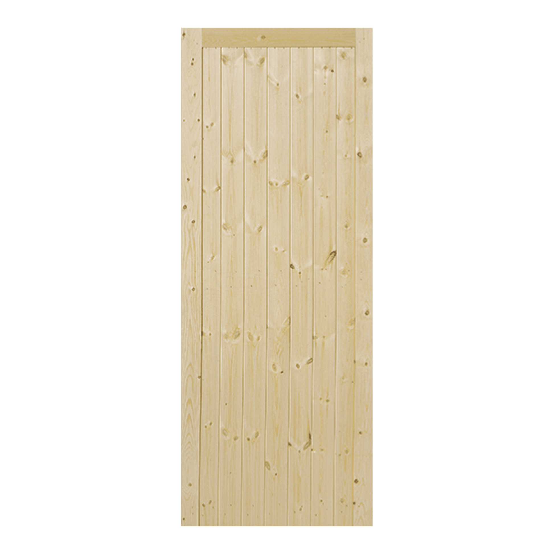External Solid Pine Unfinished Framed, Ledged & Braced Gate (LOLFLB)