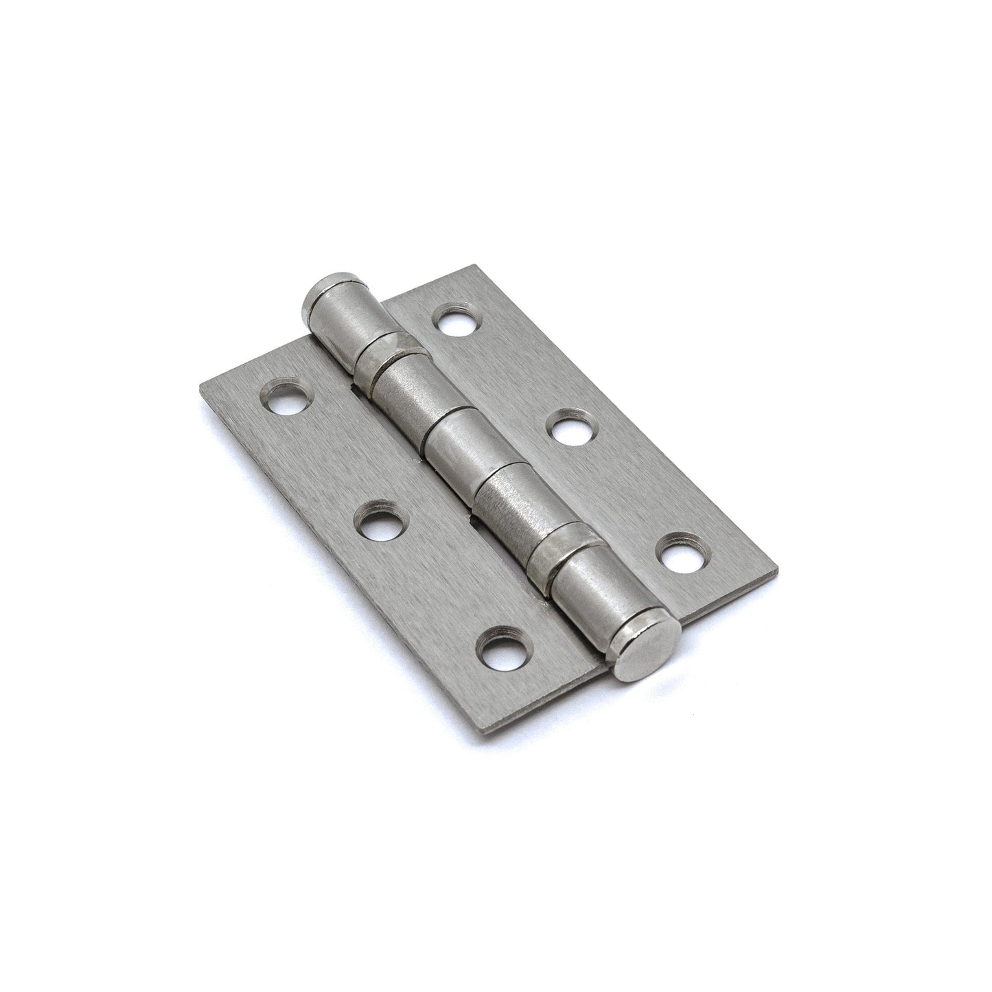 75mm (3") Ball Bearing Butt Hinge Pair - Satin Nickel (76733)
