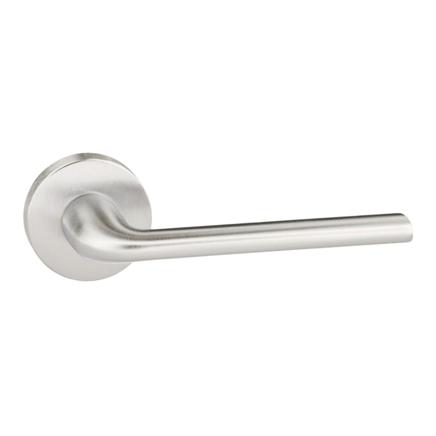 Forme Milly Designer Round Lever Door Handle - Satin Chrome (77081)
