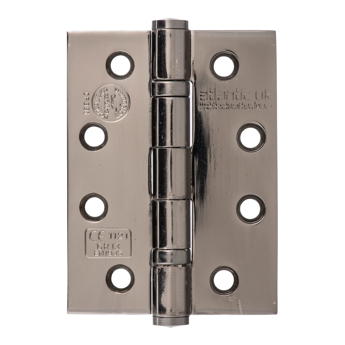 102mm (4") CE13 Fire Rated Ball Bearing Hinge Pair - Black Nickel (67885)