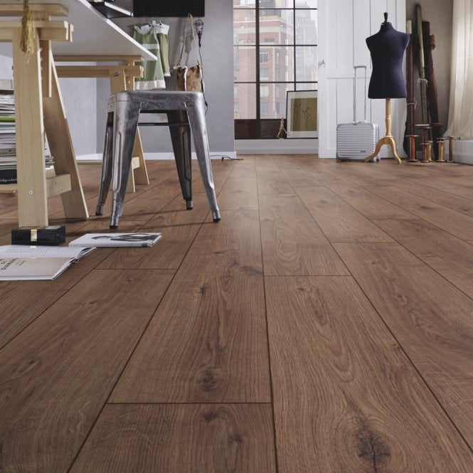 Atlas Oak Coffee - Robusto Villa 12mm Laminate Flooring (84821)