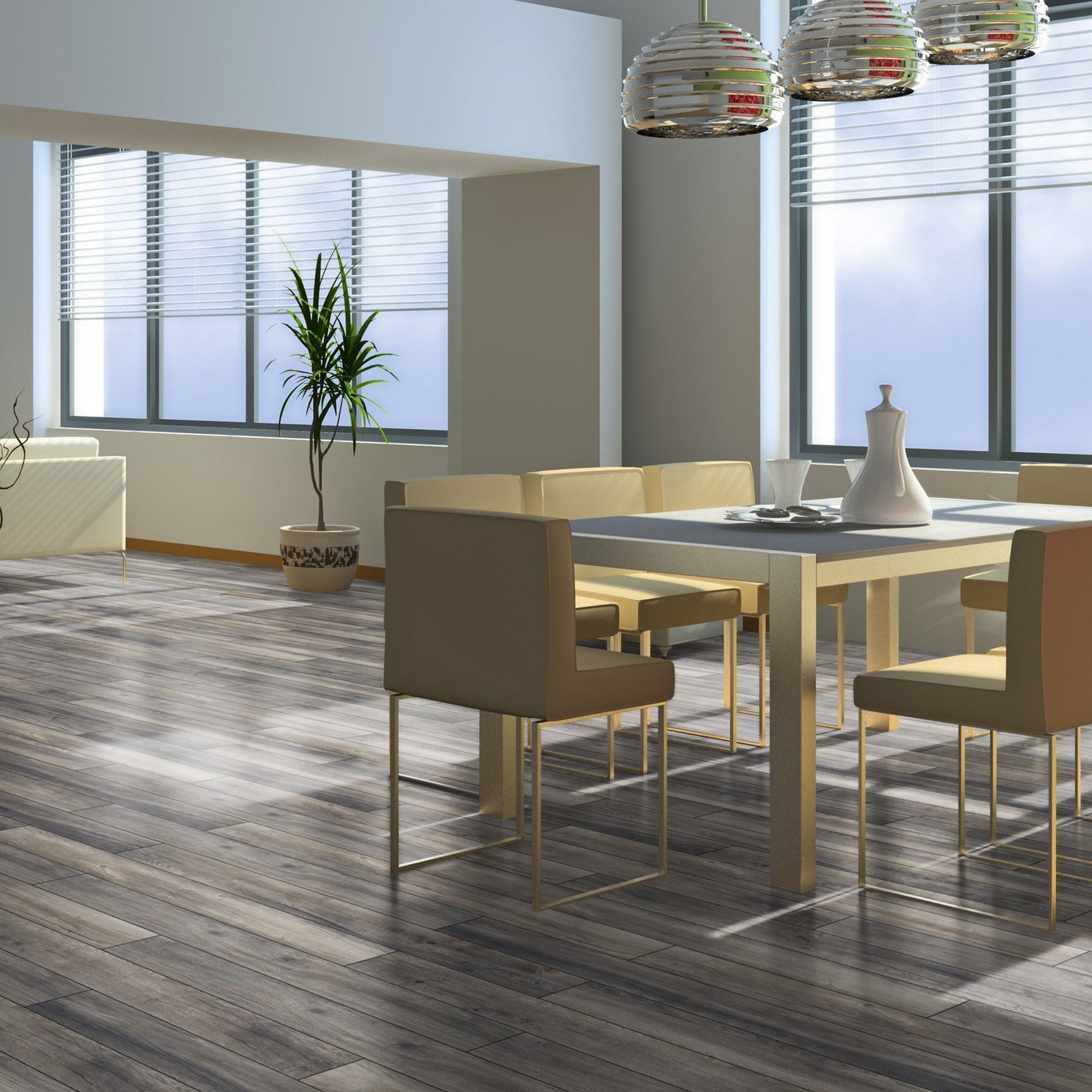 Harbour Grey Oak - Robusto Villa 12mm Laminate Flooring (84819)
