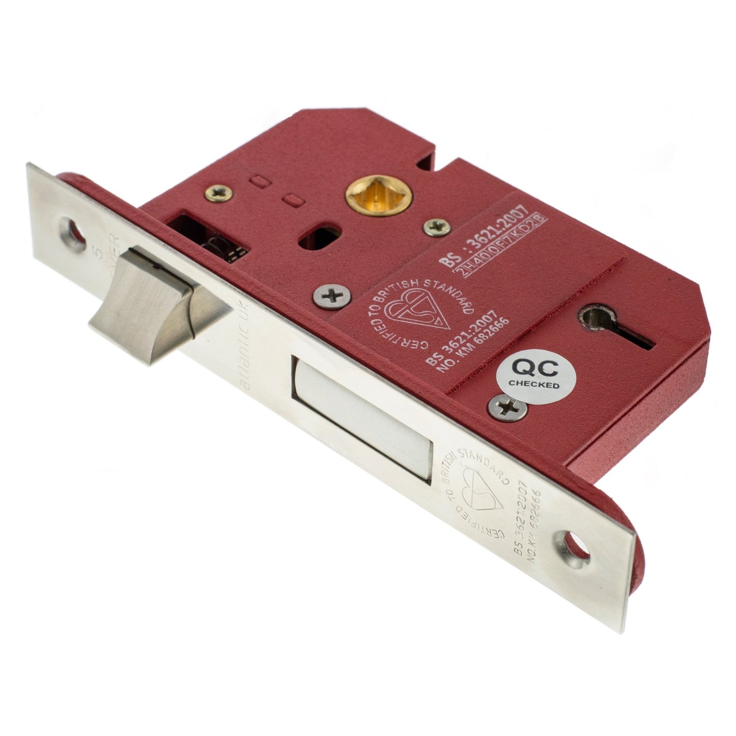 63mm (2.5'') BS 5-Lever Key Sashlock - Polished Chrome (85510)