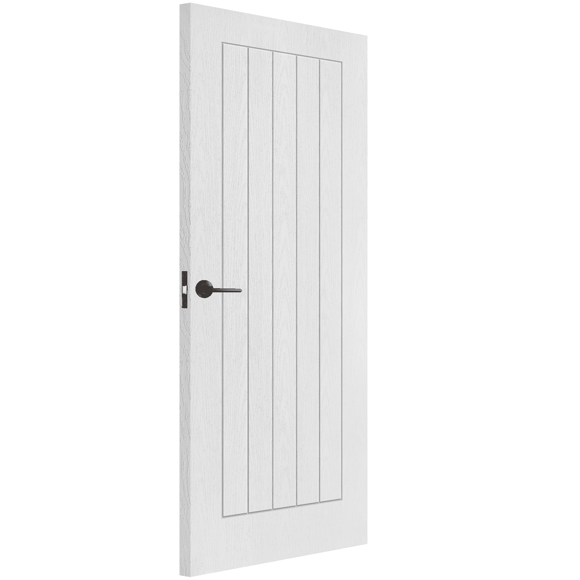 White Internal Moulded Textured Lifestyle Farley FD30 Fire Door (89277)