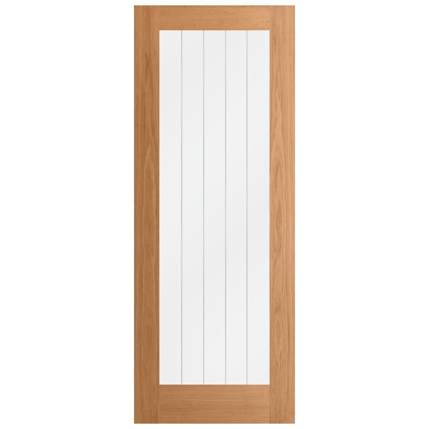 Leader Trade Internal Oak Fully Finished Pattern 10 Glazed Door (HOWOGENG)