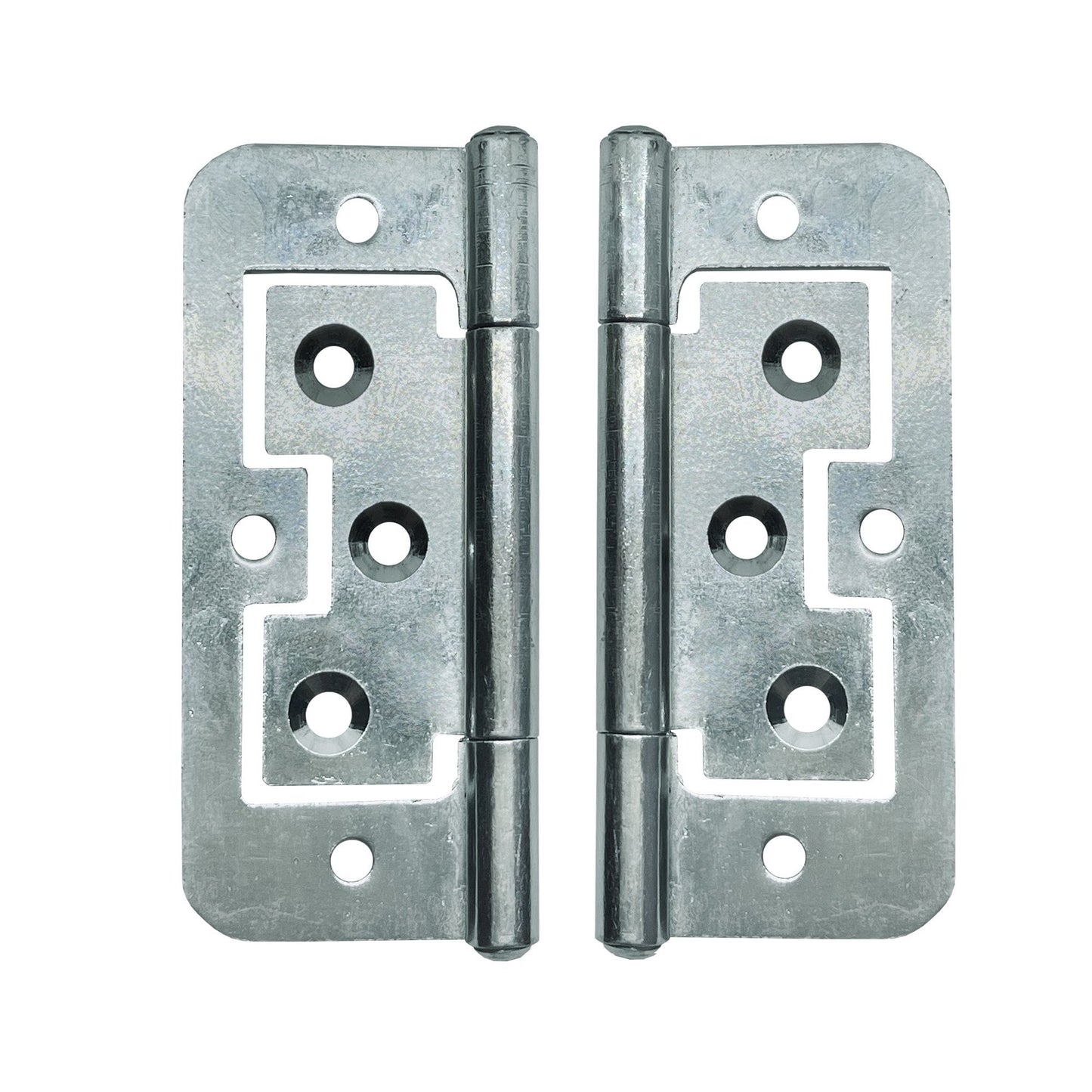 75mm Flush Hinge Pair - Zinc Plated (84950)