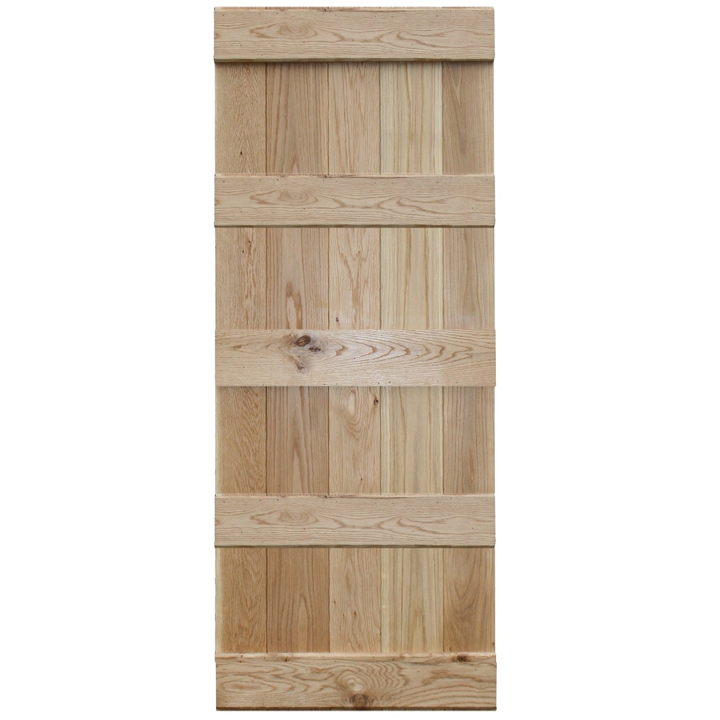 Oak Internal Unfinished Rustic Grange 5 Ledged Solid Plank Door (GRANGE5R)