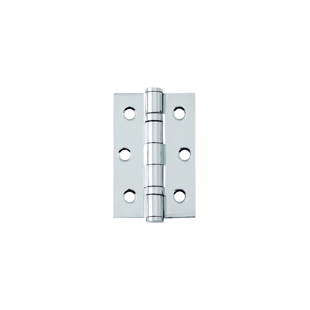 75mm (3") Ball Bearing Butt Hinge - Polished Chrome (84965)