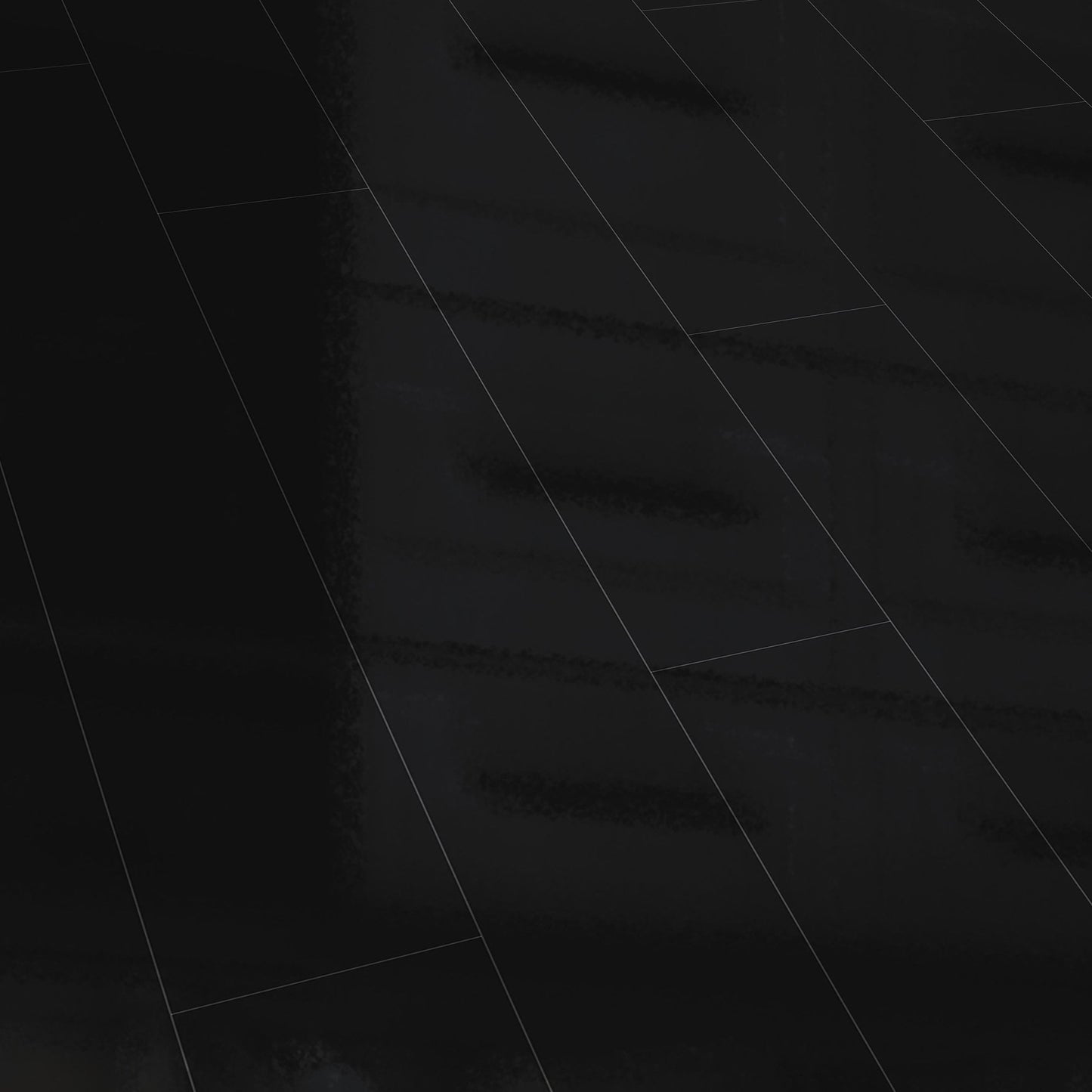 Black - Lustre SPC 6mm High Gloss Rigid Core Vinyl Flooring (109180)