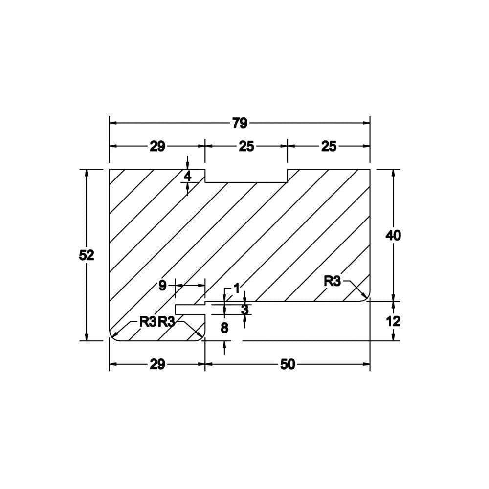 External Universal White Primed Garage Door Frame (LIBUNIGDF)