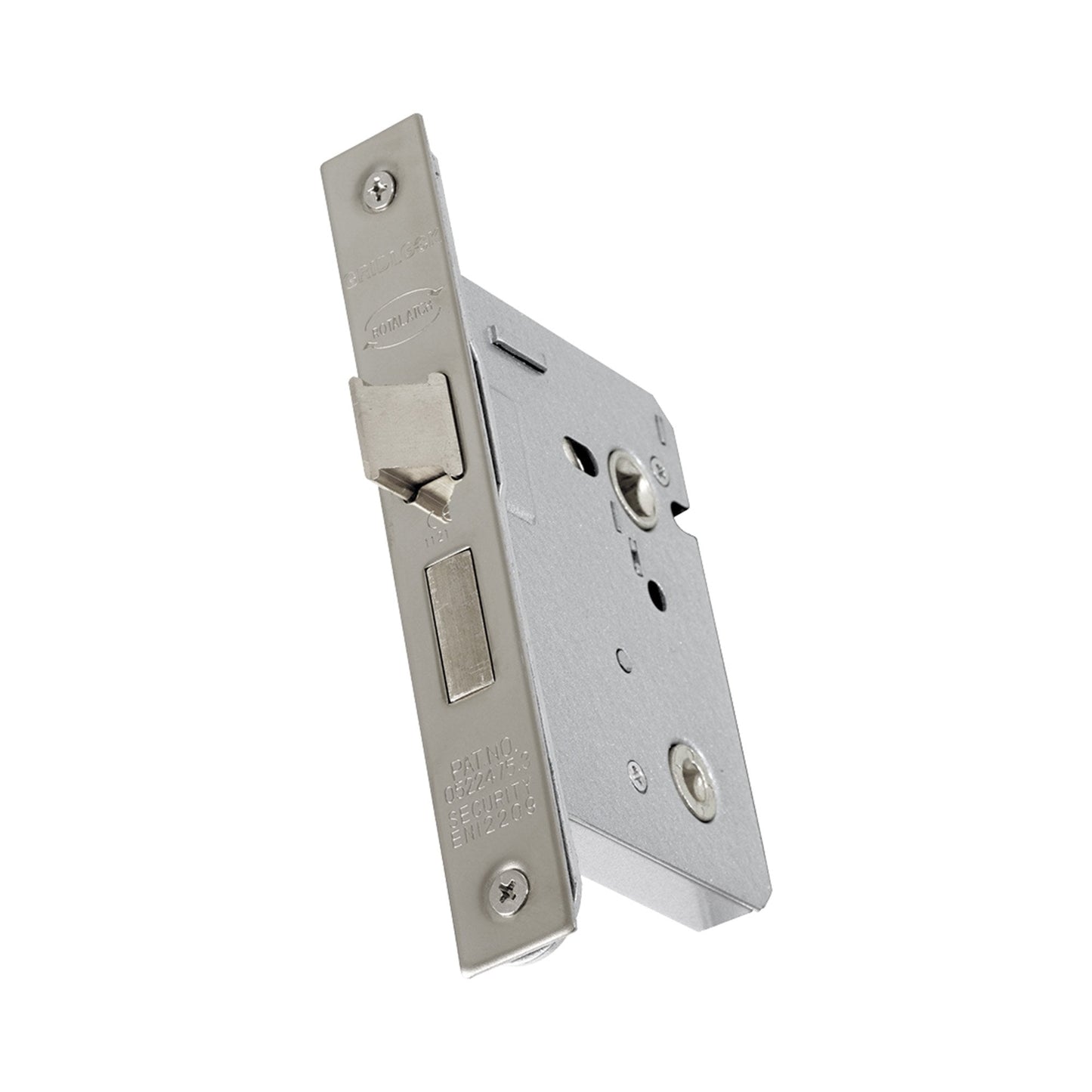 E-Series 65mm (2.5'') Mortice Bathroom Lock - Polished Nickel (51810)