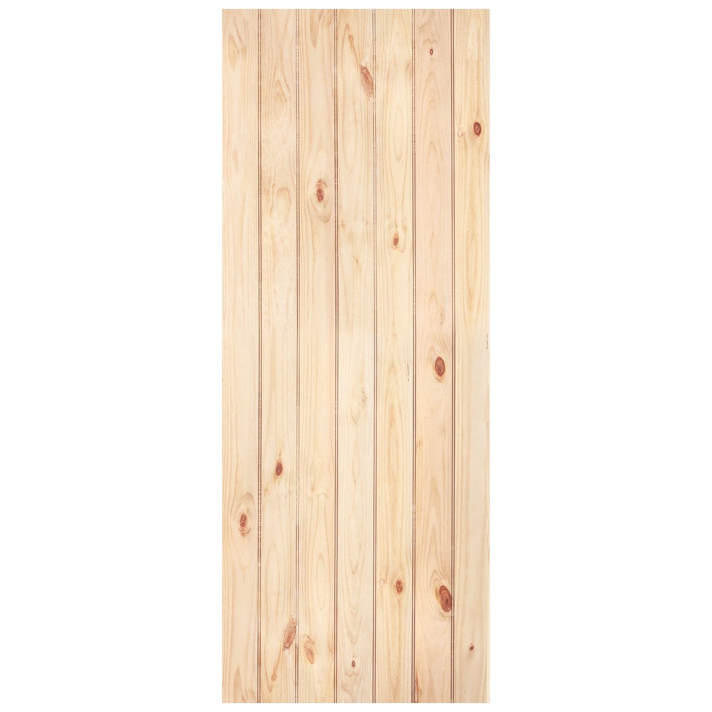 Internal Scandinavian Pine Unfinished Rustic Grange Bead & Butt 3 Ledged Solid Door (GODLBS)