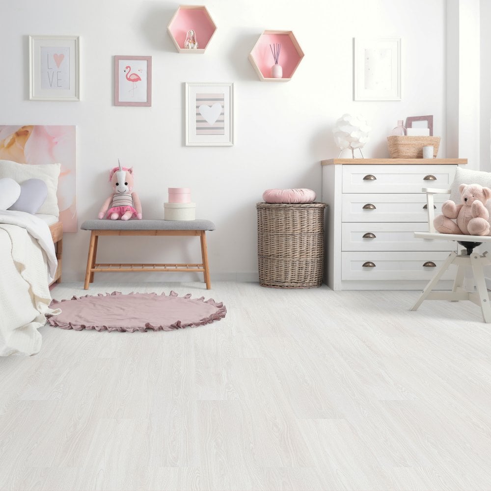 Misty White Oak - Lifestyle SPC 5mm Rigid Core Vinyl Flooring (116786)