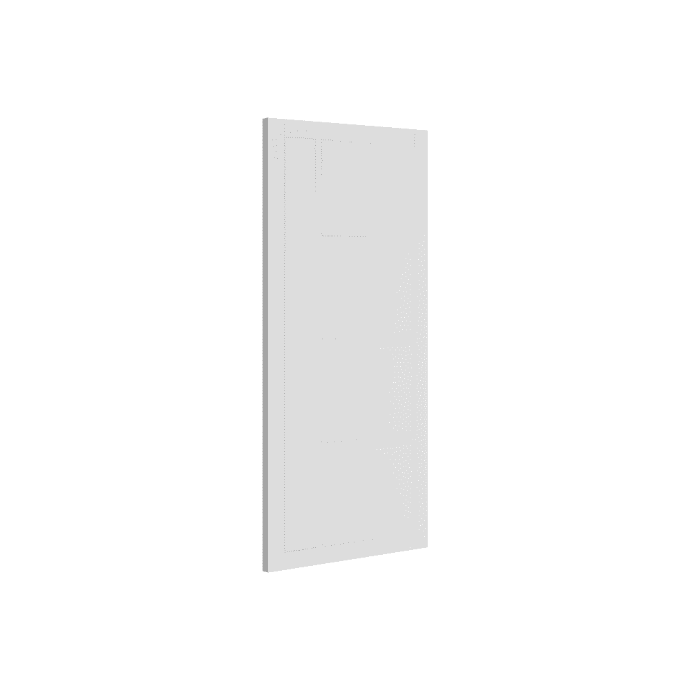 B-Grade White Internal Primed Brixton 5 Panel Door (119832)