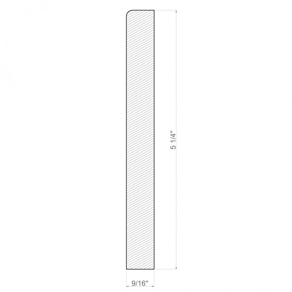 White - 2.4m Painted Large Base Moulding (120105)