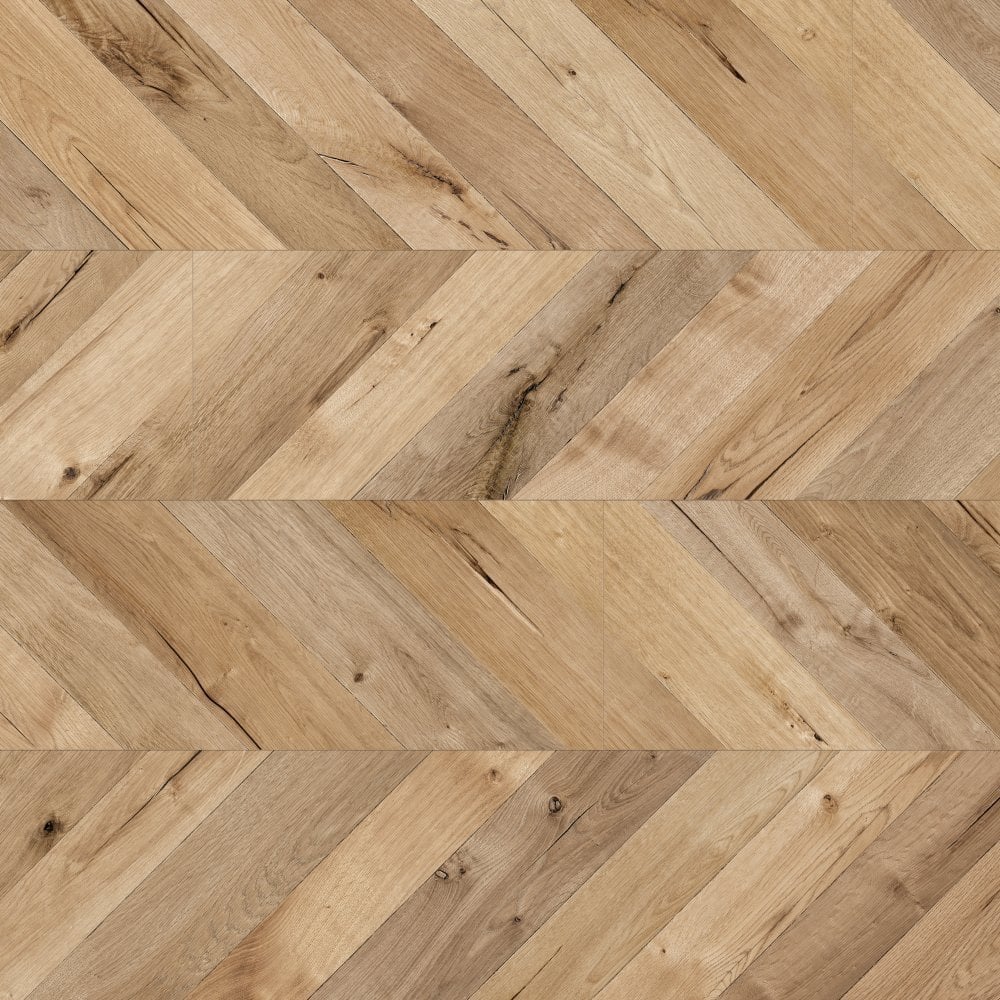 Kaindl | Fortress Rochester Oak - Chevron Parquet 8mm Laminate Sample - SKU-333483