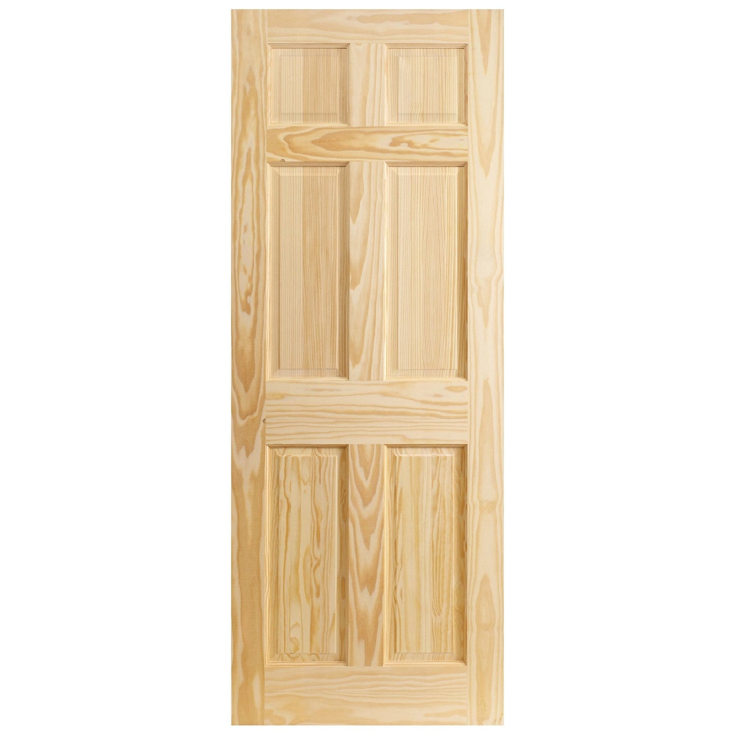 Clear Pine Internal Unfinished 6 Panel Door (93647)