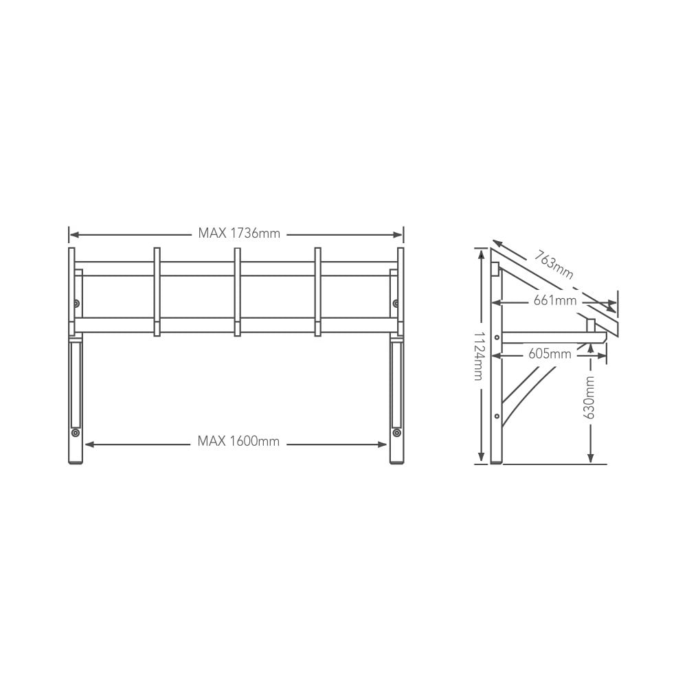 Pitch Roof Porch Canopy (74201)
