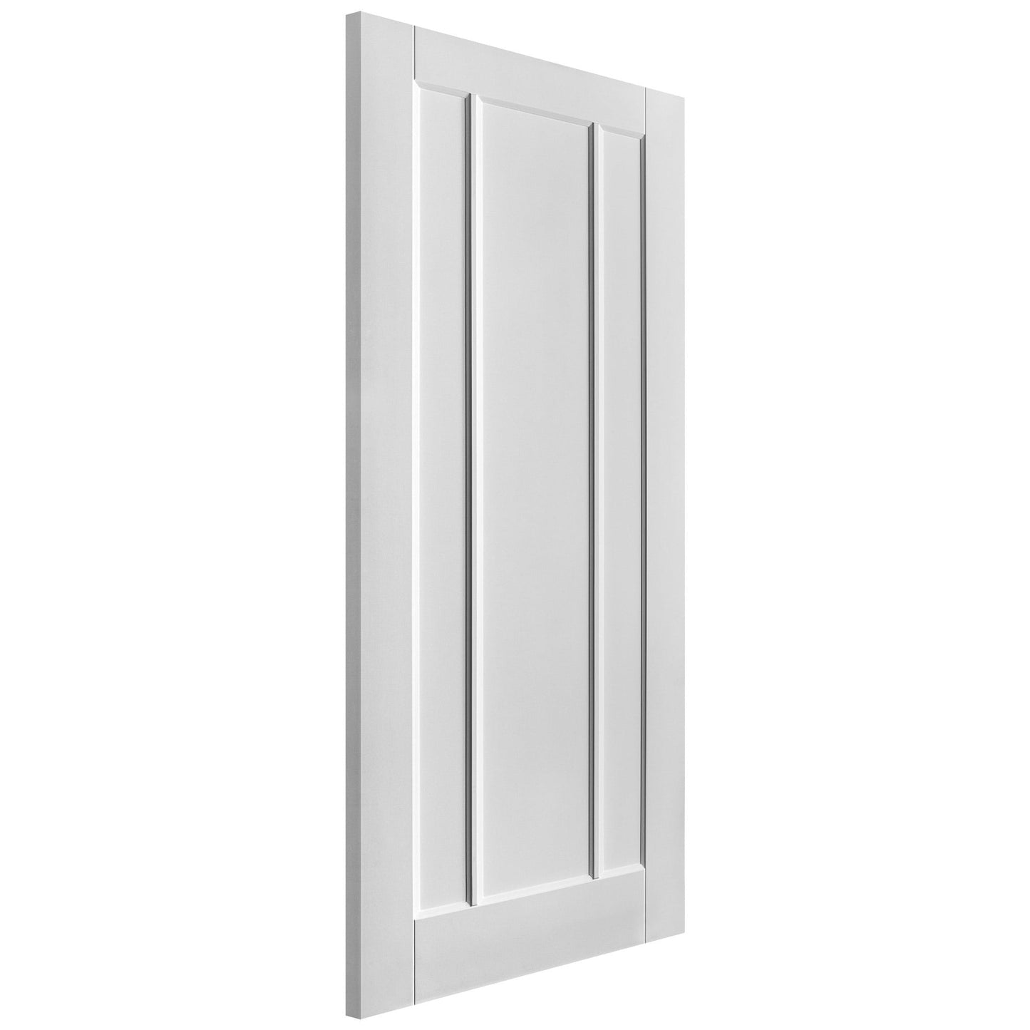 White Internal Primed Toledo 3 Panel Made-to-Measure Door (120528)