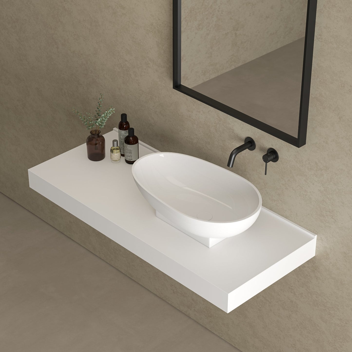 Summita Countertop Stone Basin 600mm