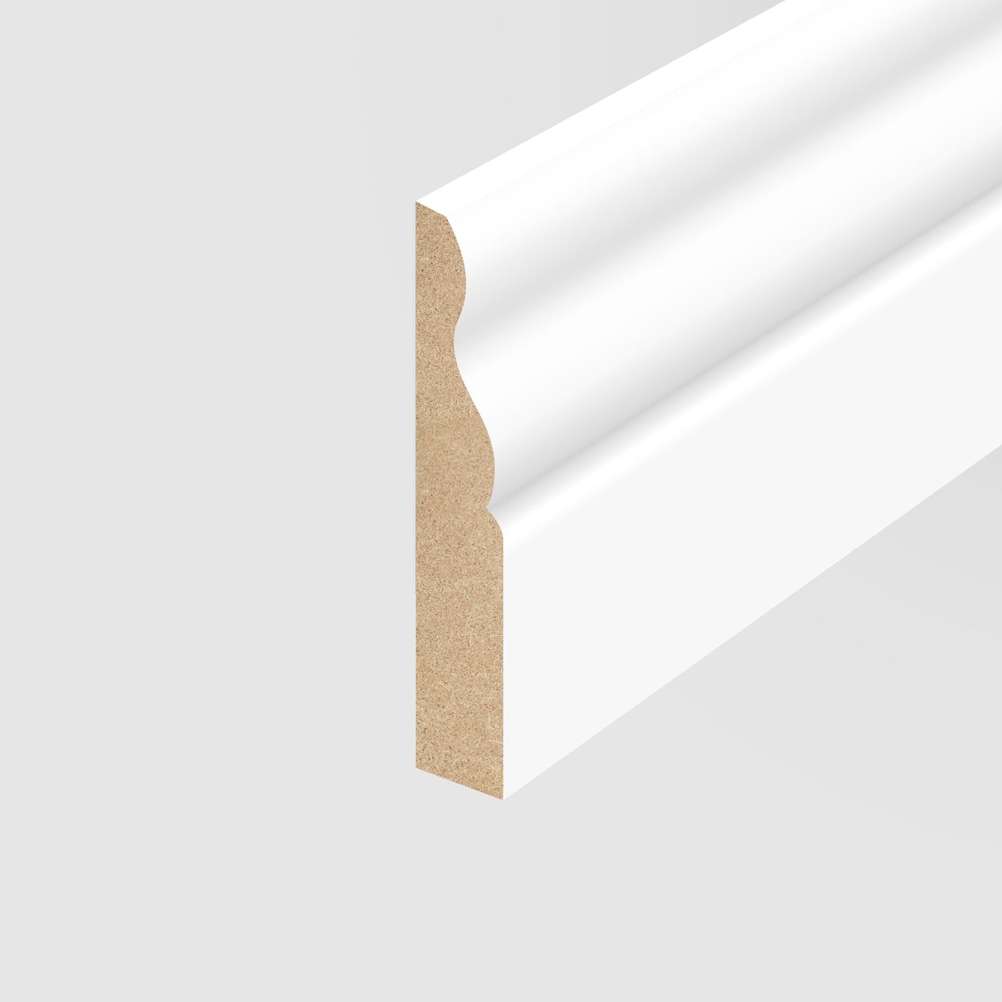 White Primed 2.4m Ogee Skirting Board (WPRSKIR-OG)