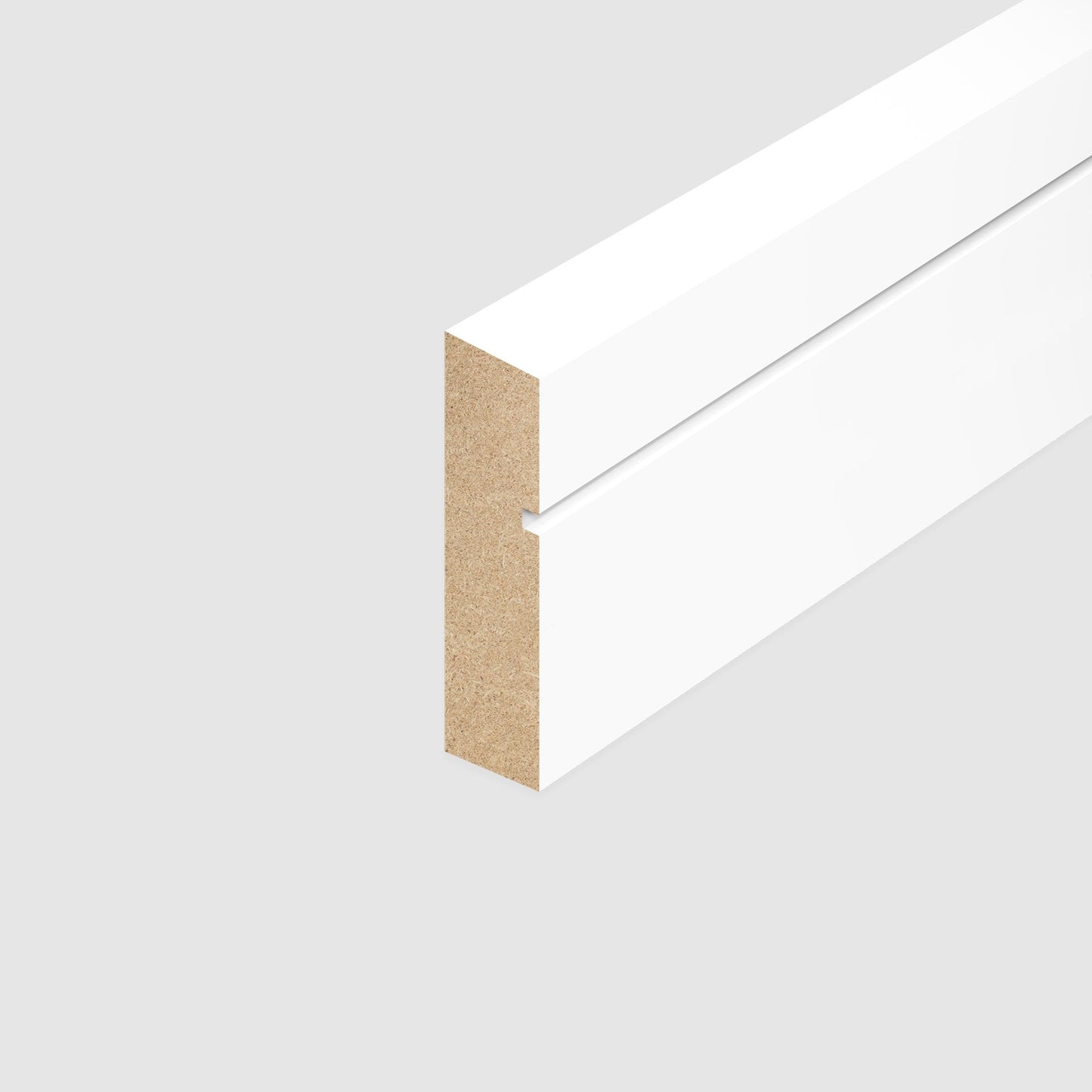 White Primed 2.1m Grooved Architrave (120315)