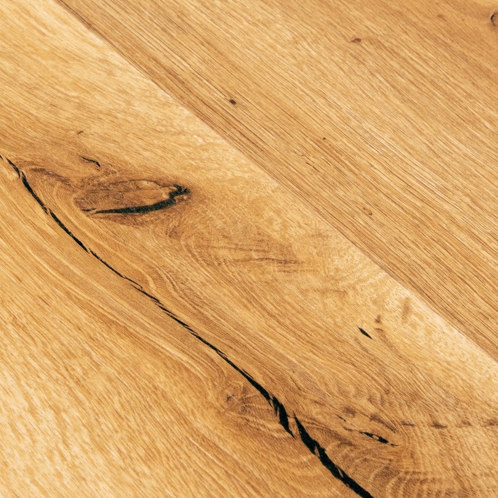 Liberty Floors | 5.5mm Herringbone Rustic Oak Engineered Sample - SKU-305105 - SPC-HB-002