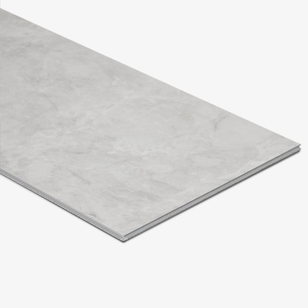 Liberty Floors | White Granite - Lifestyle Plus Tile 5mm Luxury Rigid Core Vinyl Sample - SKU-324567 - SPC-LSPT-004