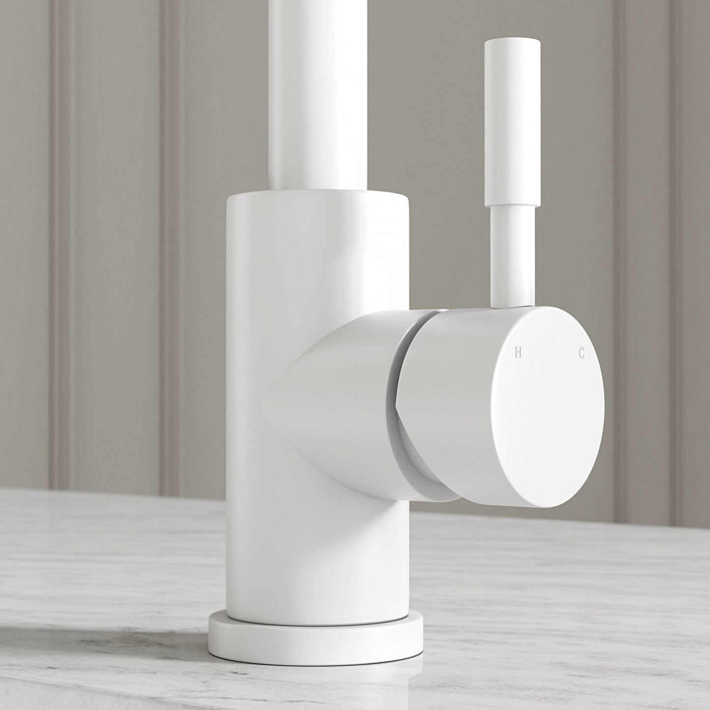 Scandia Single Lever Swan Kitchen Mixer Tap