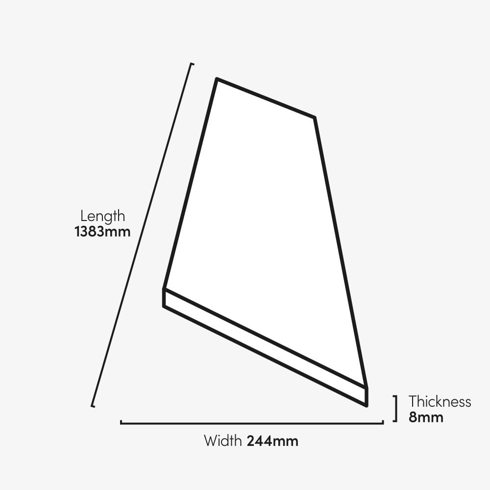 Fortress Rochester - Chevron Parquet 8mm Laminate Flooring (120325)