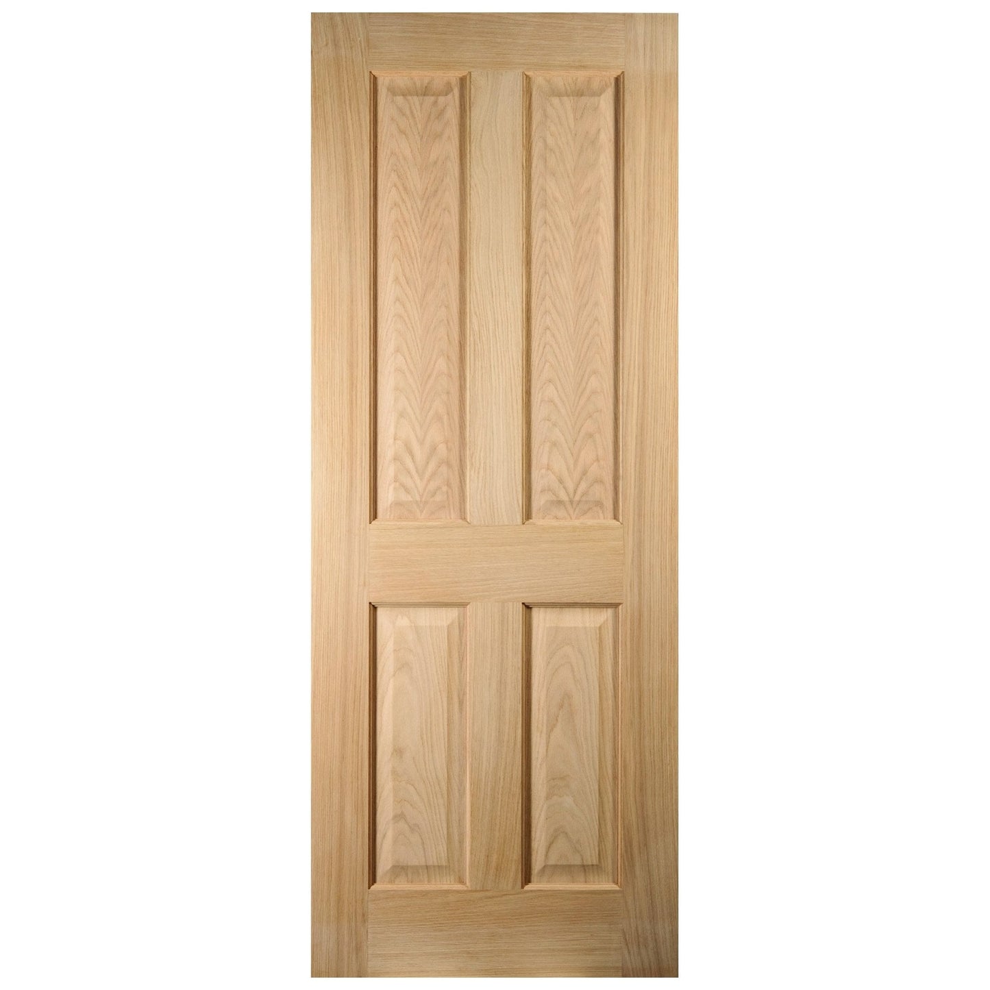 White Oak Internal Unfinished Oregon 4 Panel Door (121794)
