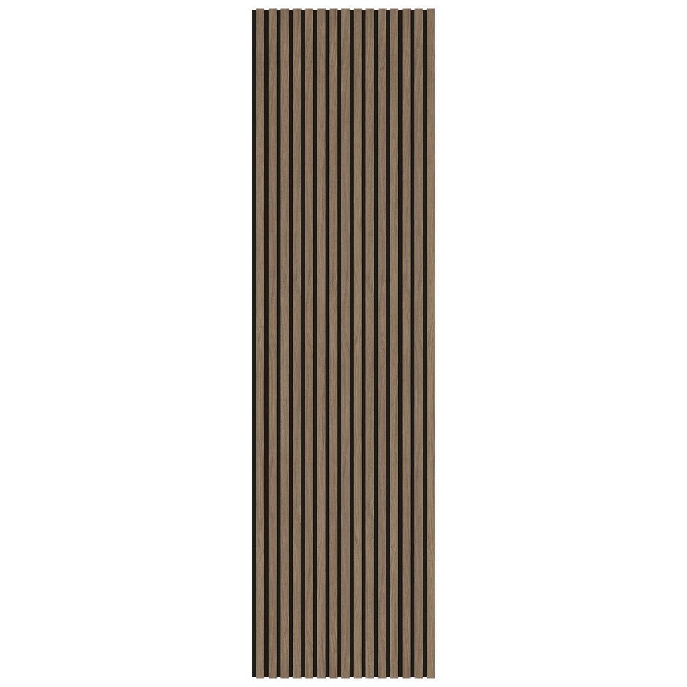 Liberty | Elevation Acoustic Fully Finished Light Walnut Slat Wall Panelling Sample (SKU-343127-SAMPLE)