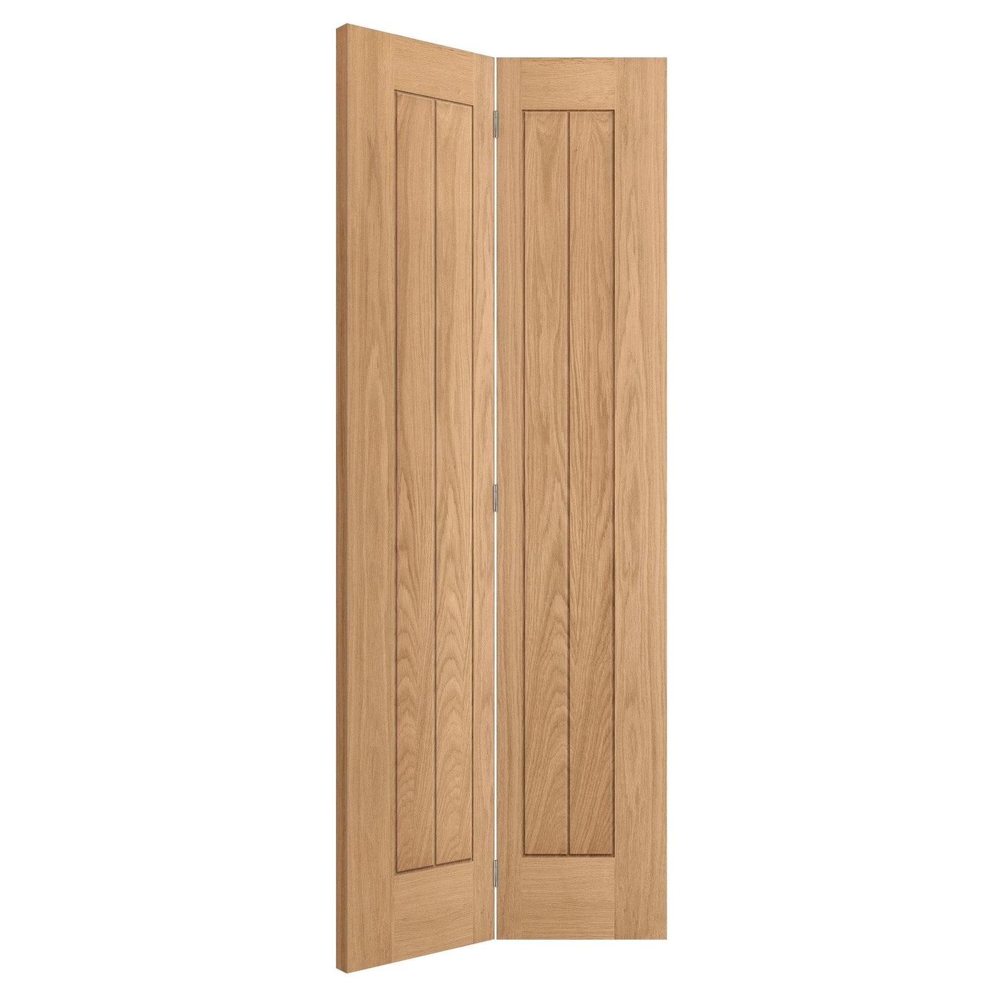 White Oak Internal Unfinished Oregon Cottage Bi-Fold Door (121806)