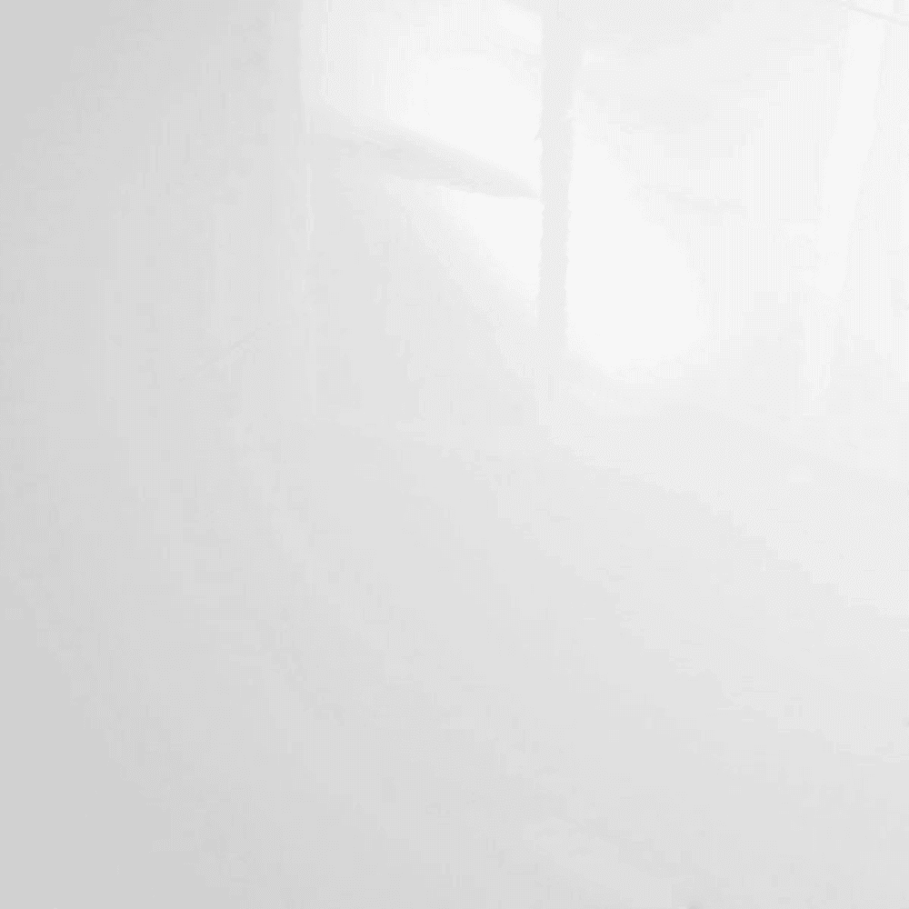 White - Lustre Flawless 8mm High Gloss Laminate Flooring (69724)