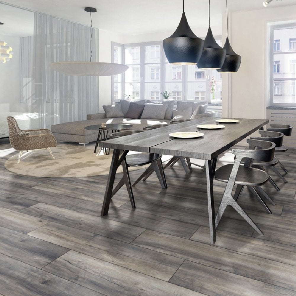 Kronotex Harbour Grey Oak - Exquisite Plus 8mm Laminate Flooring