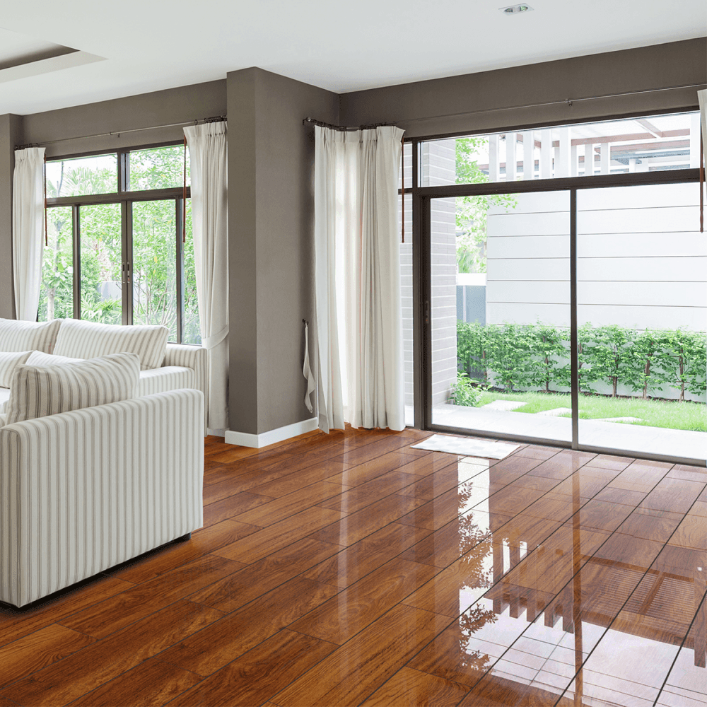 Karoo Merbau - Lustre 8mm High Gloss Laminate Flooring (84868)