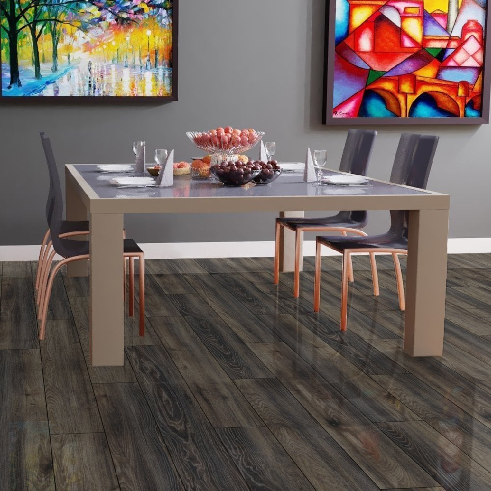 Ravine Oak - Lustre 8mm High Gloss Laminate Flooring (84872)