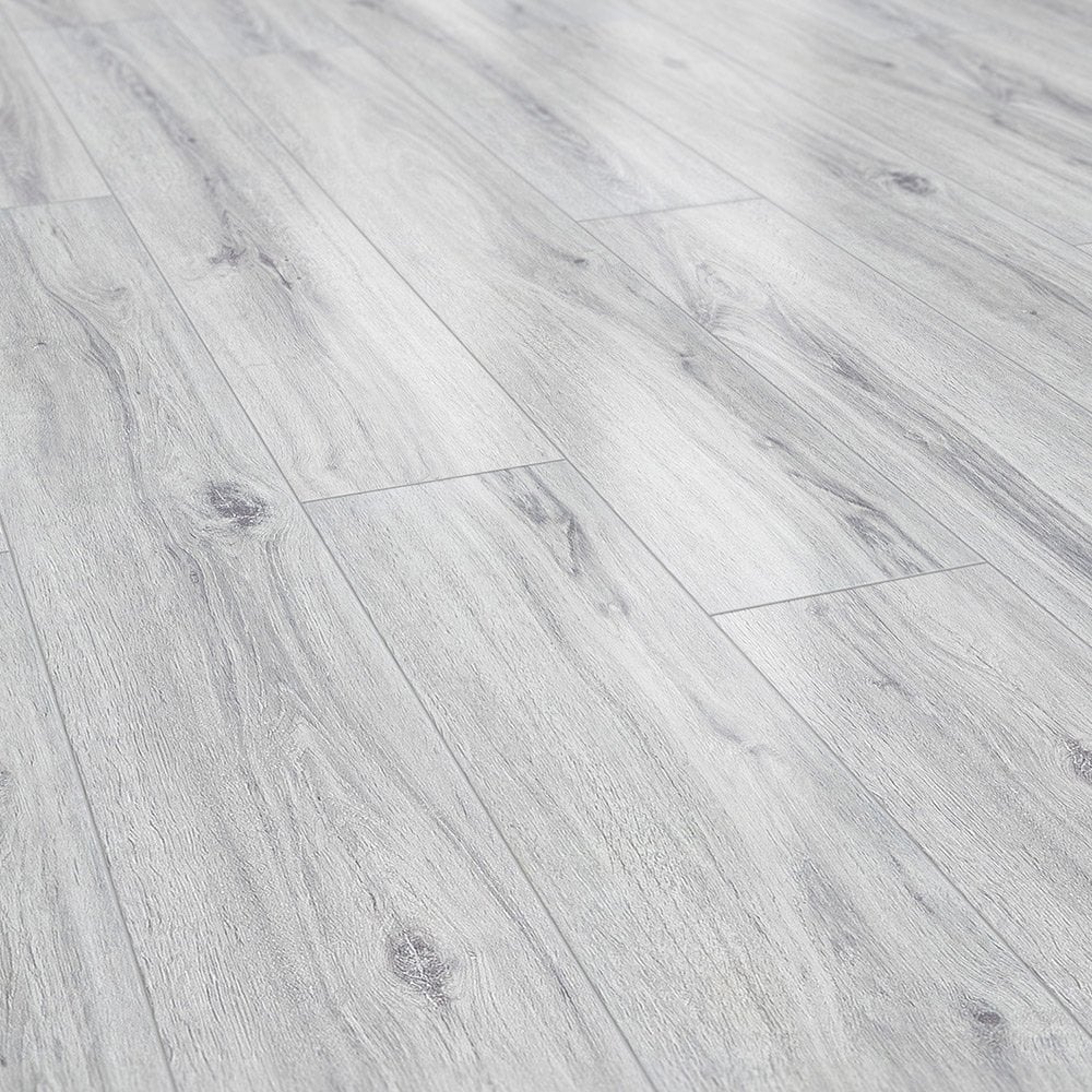 Glacier Oak - Lustre 8mm High Gloss Laminate Flooring (89182)