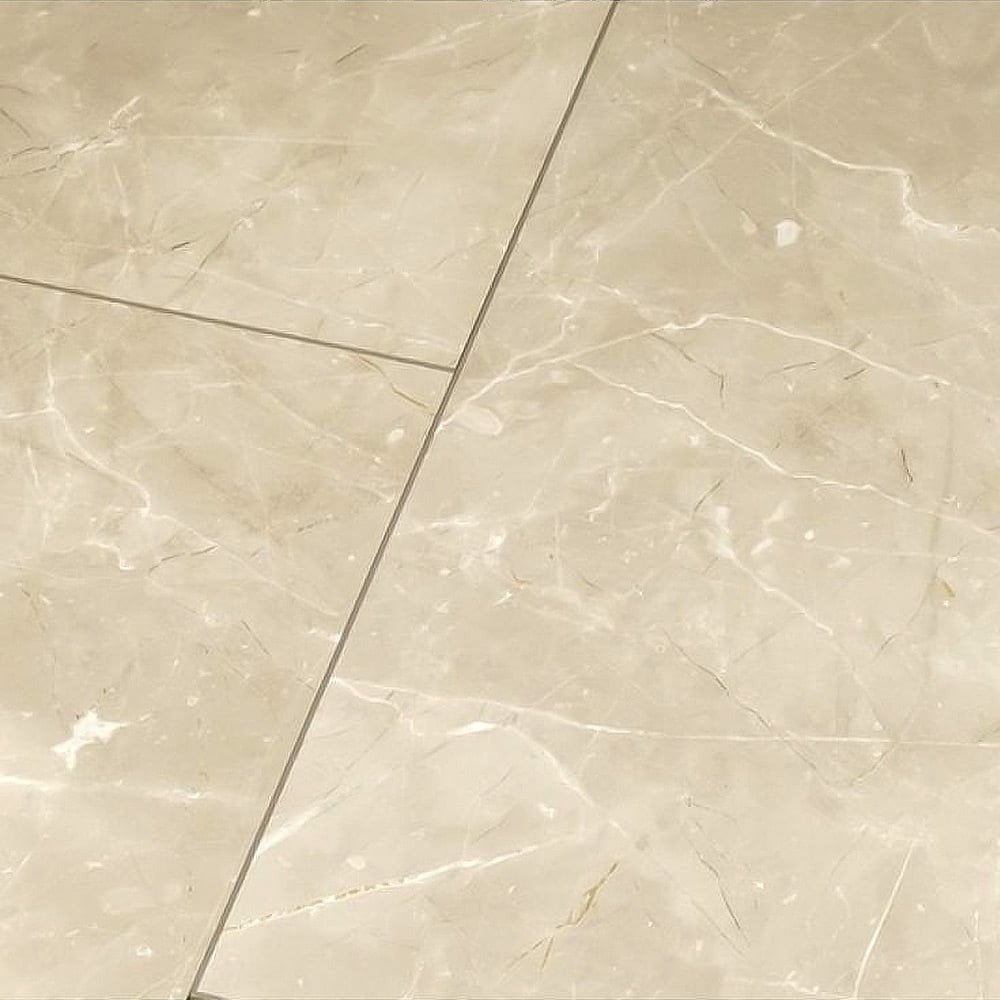 Light Pinto - Lustre Stone 8mm High Gloss Laminate Flooring (90001)