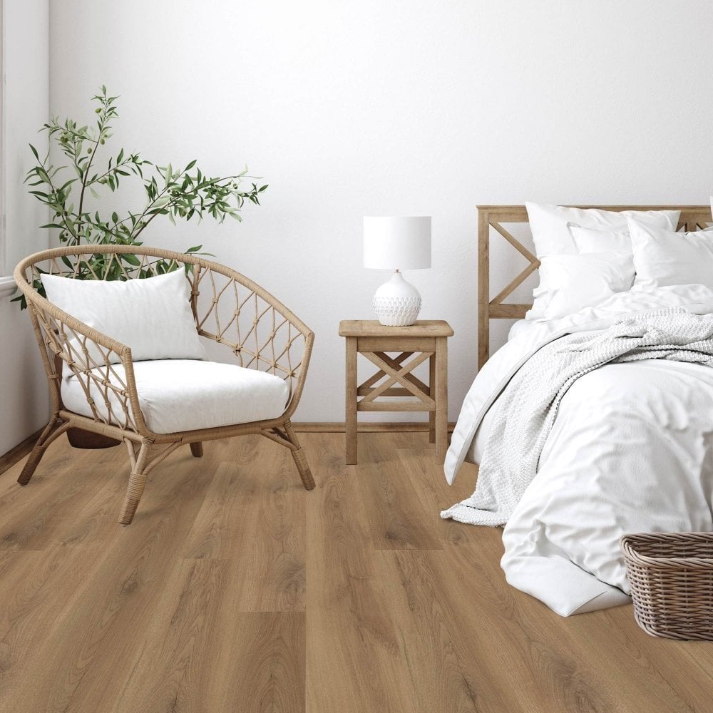 Historic Oak - Atlantic 10mm Handscraped Moisture Resistant Laminate Flooring (122436)