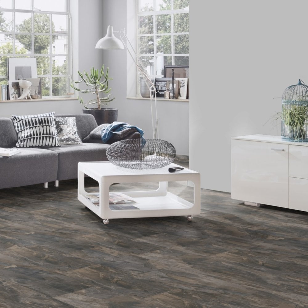 Pewter Slate - Atlantic 8mm Moisture Resistant Laminate Flooring (122432)