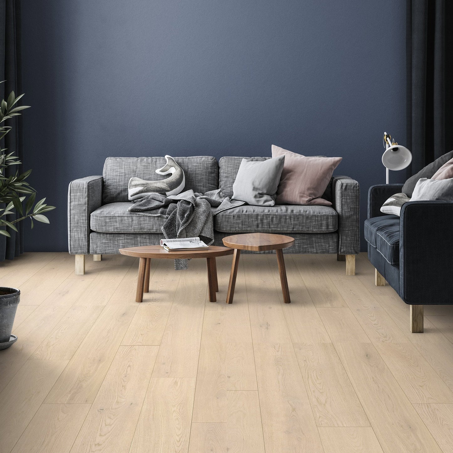 Alpaca Ethereal Oak - Atlantic 10mm Handscraped Moisture Resistant Laminate Flooring (122440)