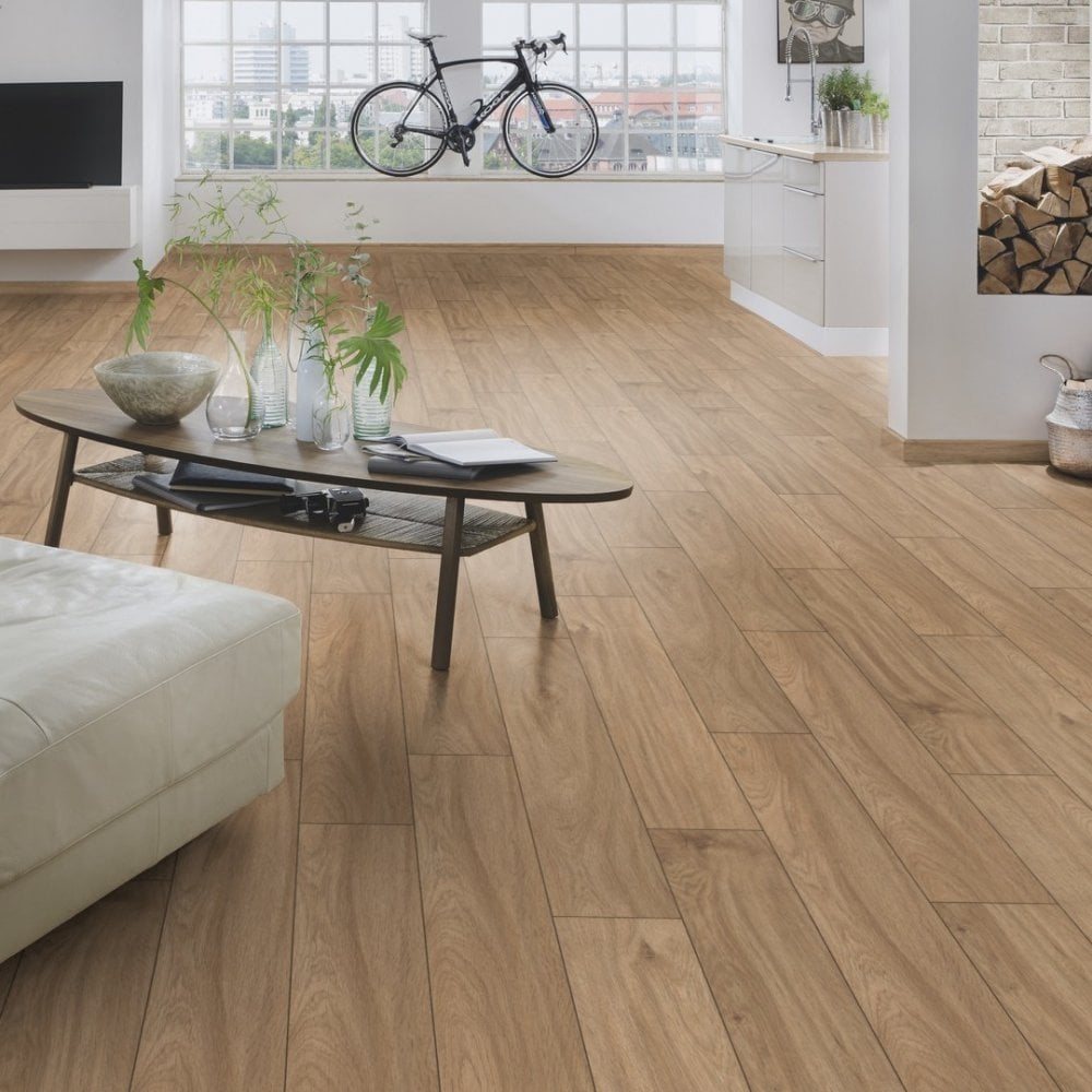 Credenza Oak - Supernatural Classic 8mm Embossed Laminate Flooring (122561)